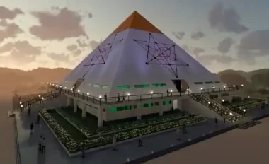 Cosmic valley pyramid